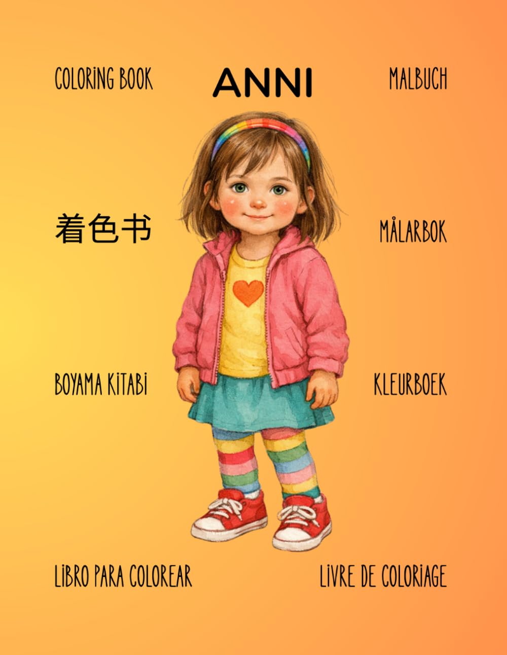 ANNI Coloring Book – Daily Life with Grandma and Grandpa: Creative Companion to the Children’s Book | 28 Simple Designs for Kids Ages 3–6