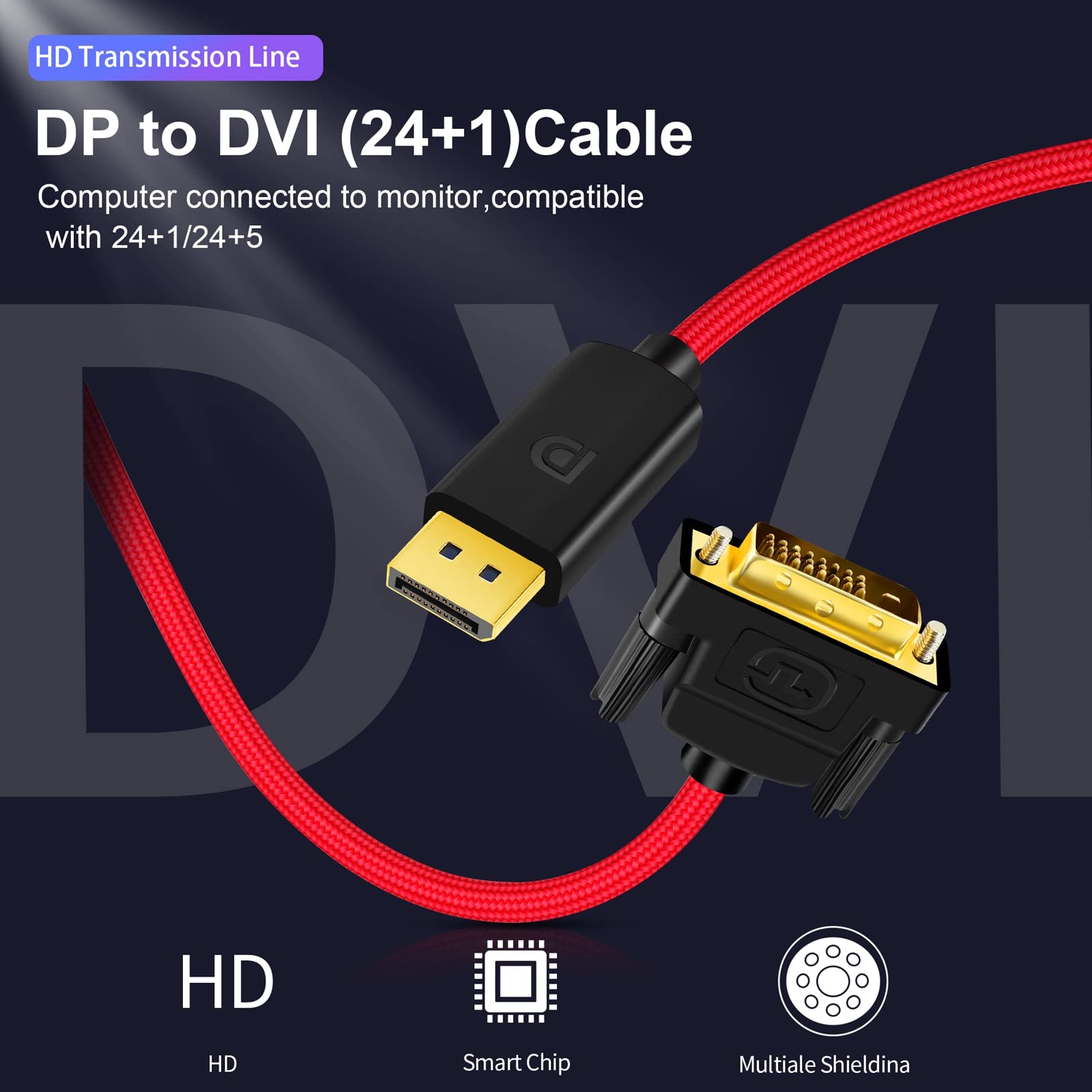 Amazon.co.jp: ANNNWZZD ディスプレイポート DVI 変換