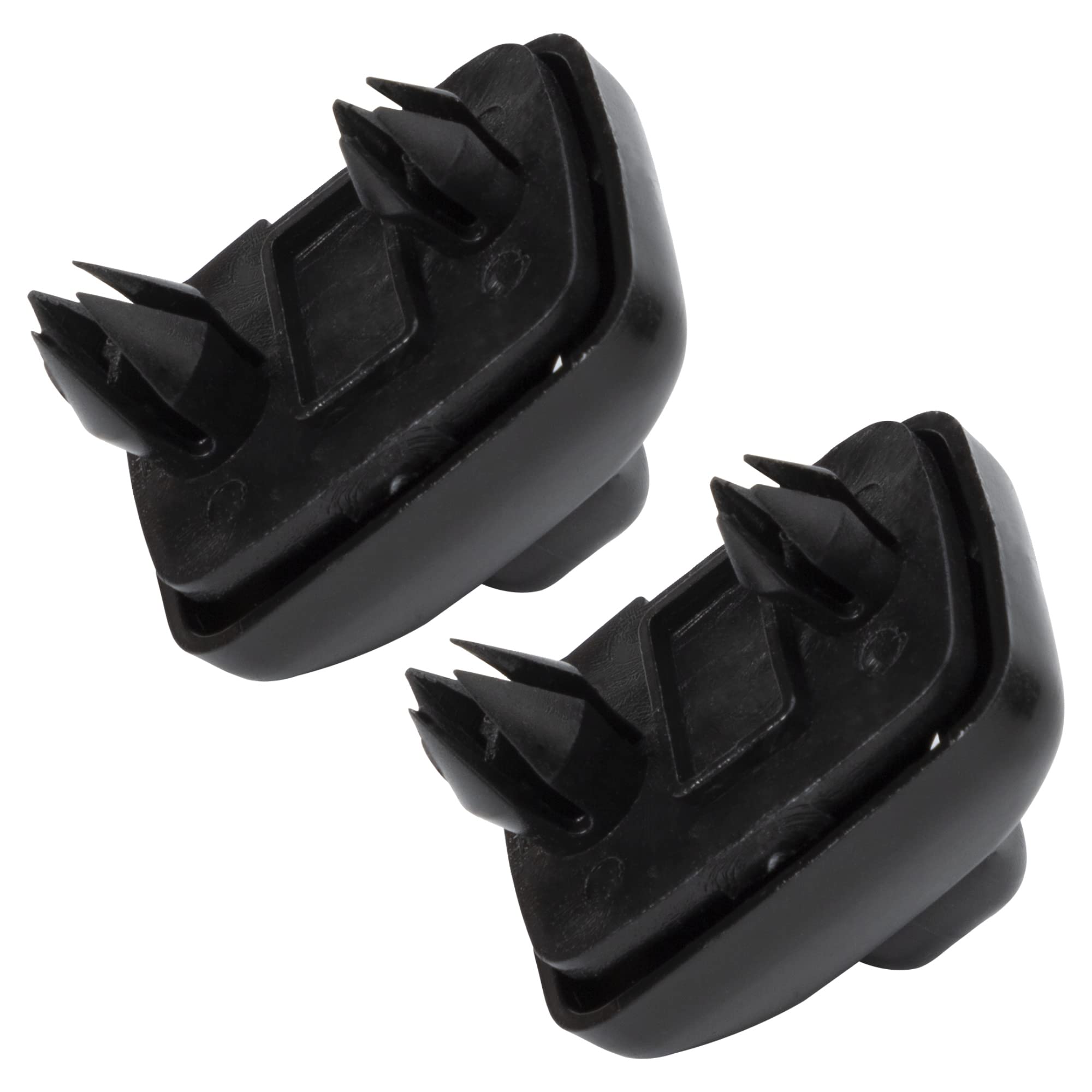 2 Clips De Visière Audi A1 A3 A4 A5 Q3 Q5 - Support Pare-Soleil De Remplacement En ABS - Gris