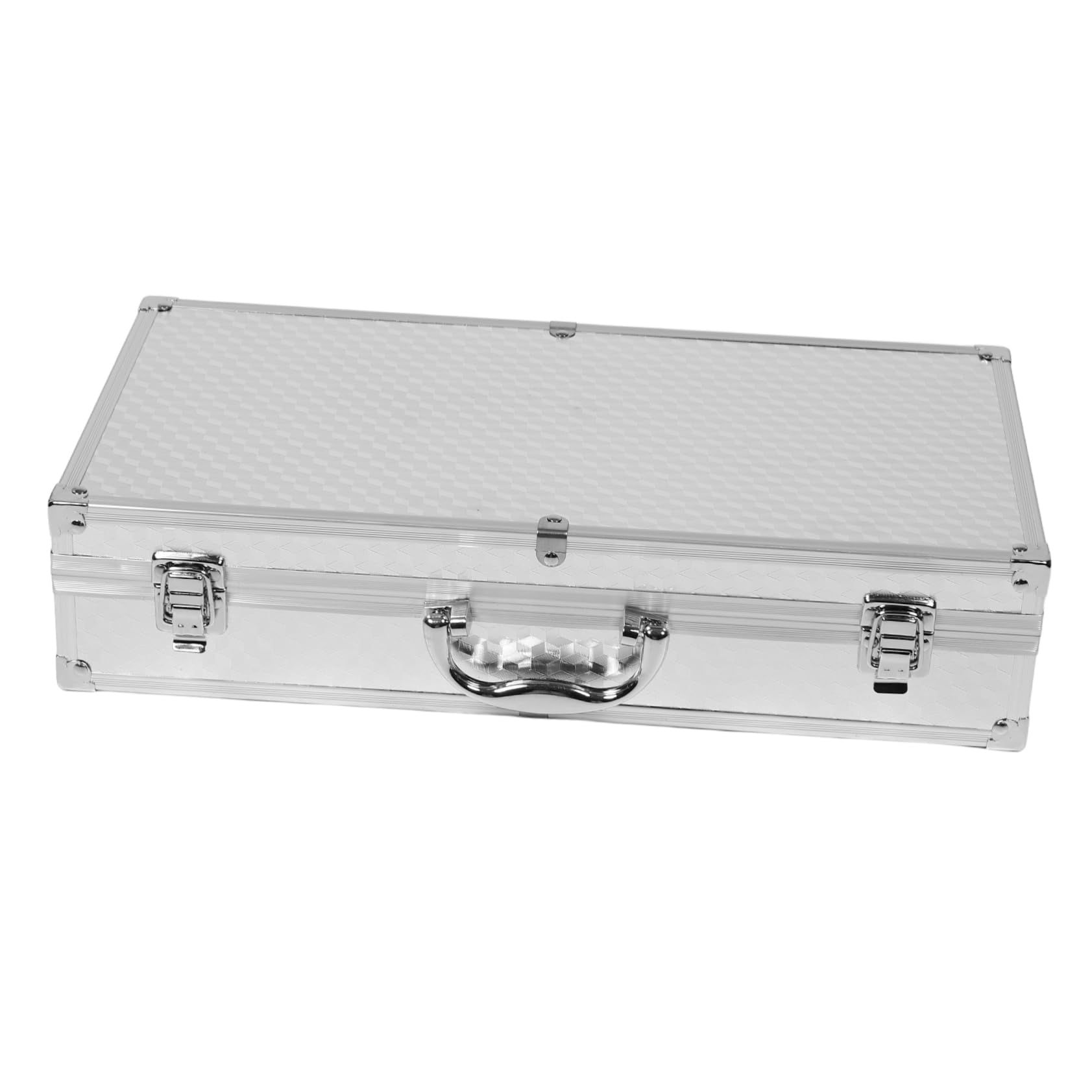 Cabilock Aluminum Alloy Microphone Storage Case with Foam Heavy Duty Handheld Mic Holder for Ktv Concerts and Travel Shockproof Design for Safe Transport of Up to Microphones