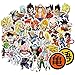 FAFPAY Autocollant de Voiture 100 pcs Nouveau Dragon Ball Z Autocollants Anime Pegatina Super Saiyan Goku Vegeta pour Ordinateur Portable Guitare PS4 Bagages Skateboard Autocollant   100 Dragon Bal