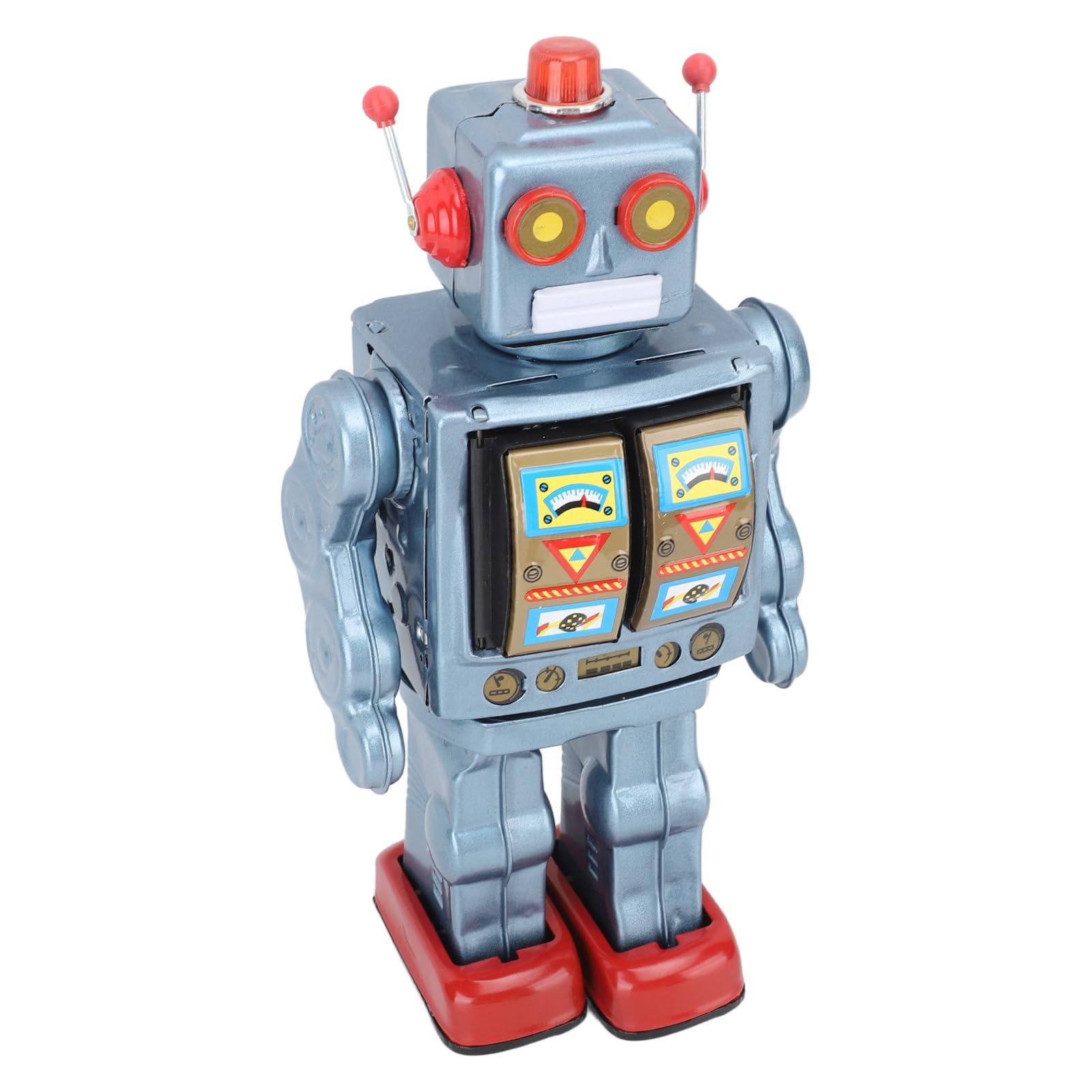 ブリキ　ロボット Amazon | レトロな金属ブリキロボット玩具 歩行回転ロボット玩具