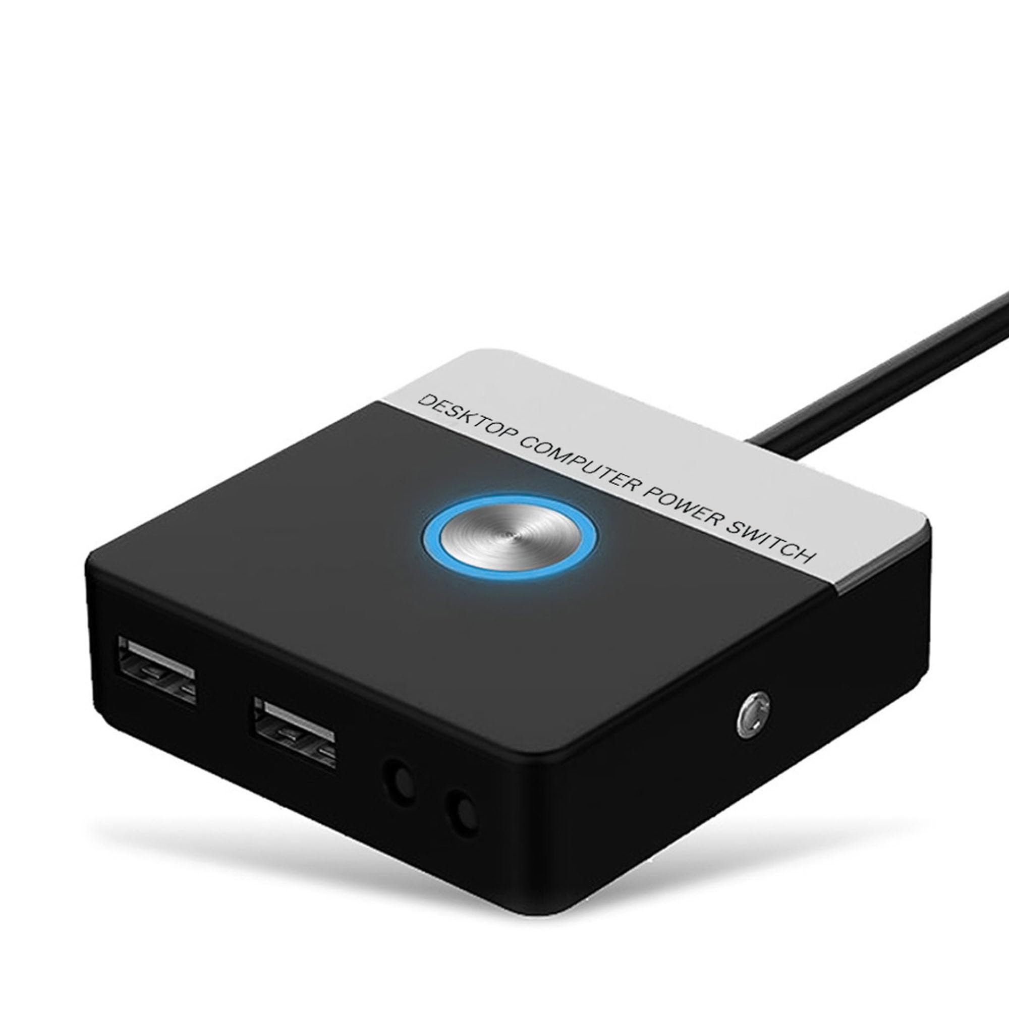 Amazon.co.jp: GenmaiBule PC 電源スイッチ 外部電源ボタン USB2.0