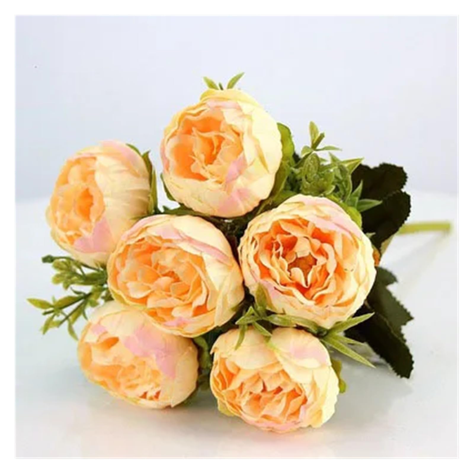 HJRegaFimu Artificial Flowers Simulation Silk Peony Bridal Bouquets Bridesmaid Home Store Wedding Decoration Accessories Fake Flowers(pink)