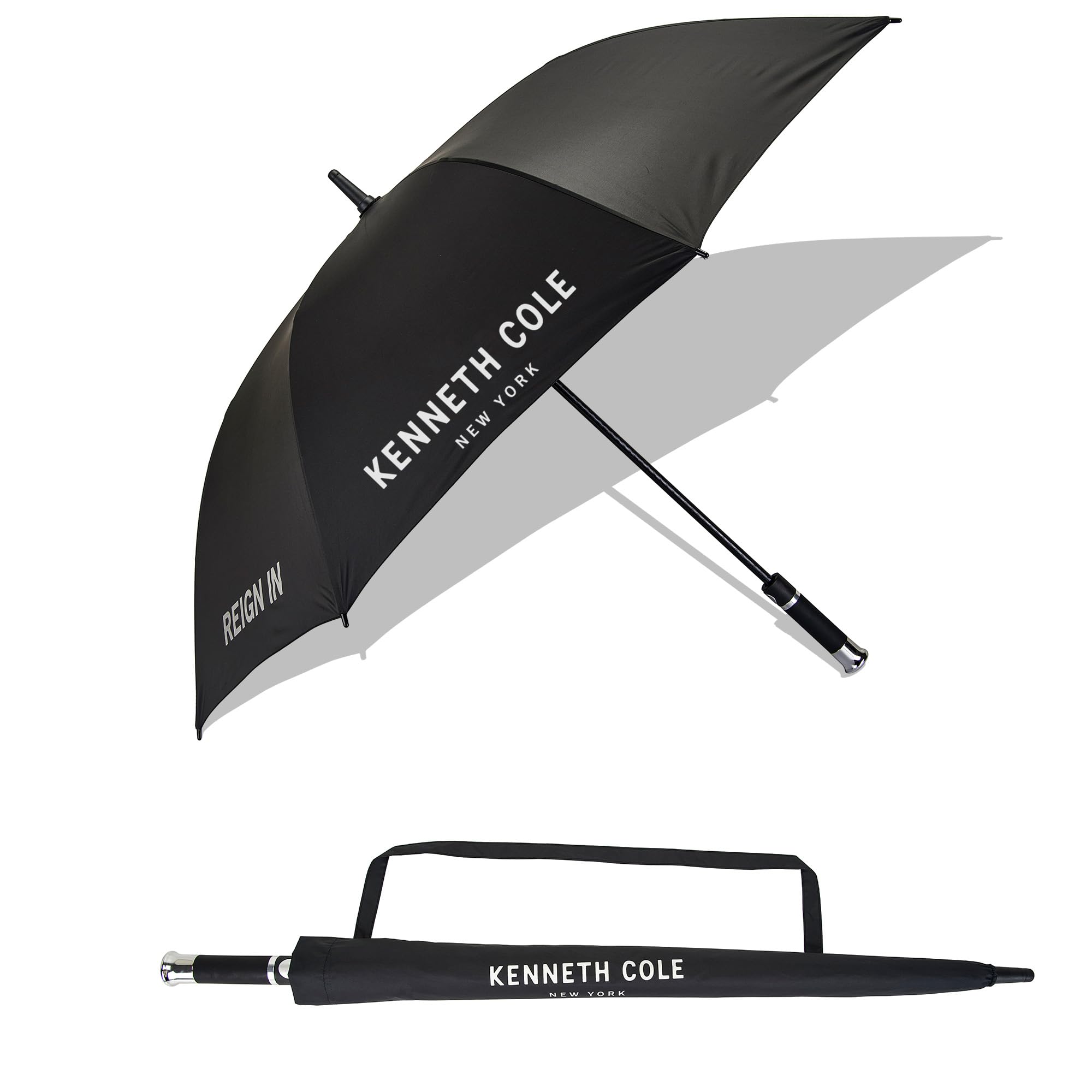 Folding Umbrella for Men & Women, Auto Open, Lightweight Compact Design, 45.6 Inch Water Resistant Canopy, Portable Travel Umbrella for Rain & Sun - KCUM003-image-34