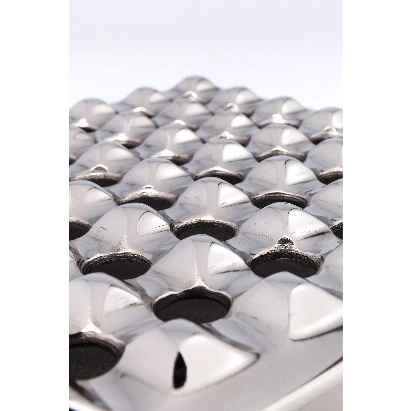 Kare Design Soho Square Posacenere, Argento