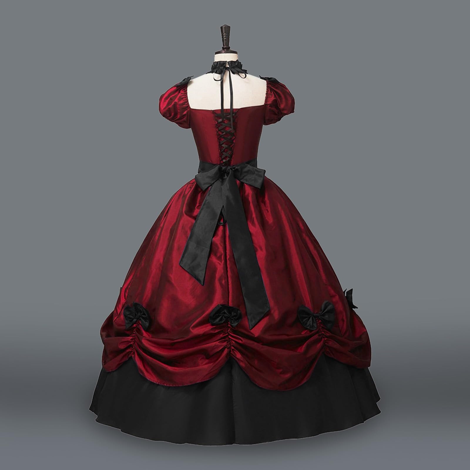 Abito da ballo in pizzo patchwork per Halloween