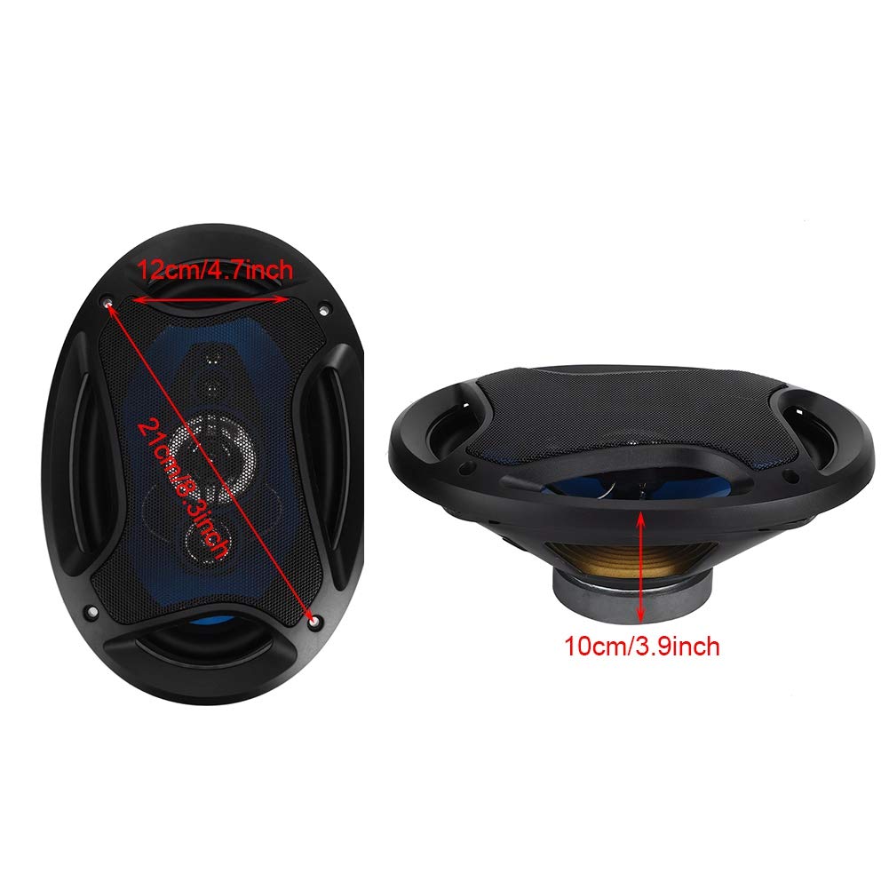 Bnineteenteam Haut-Parleur De Voiture, Haut-Parleur Coaxial Magnétique - 12