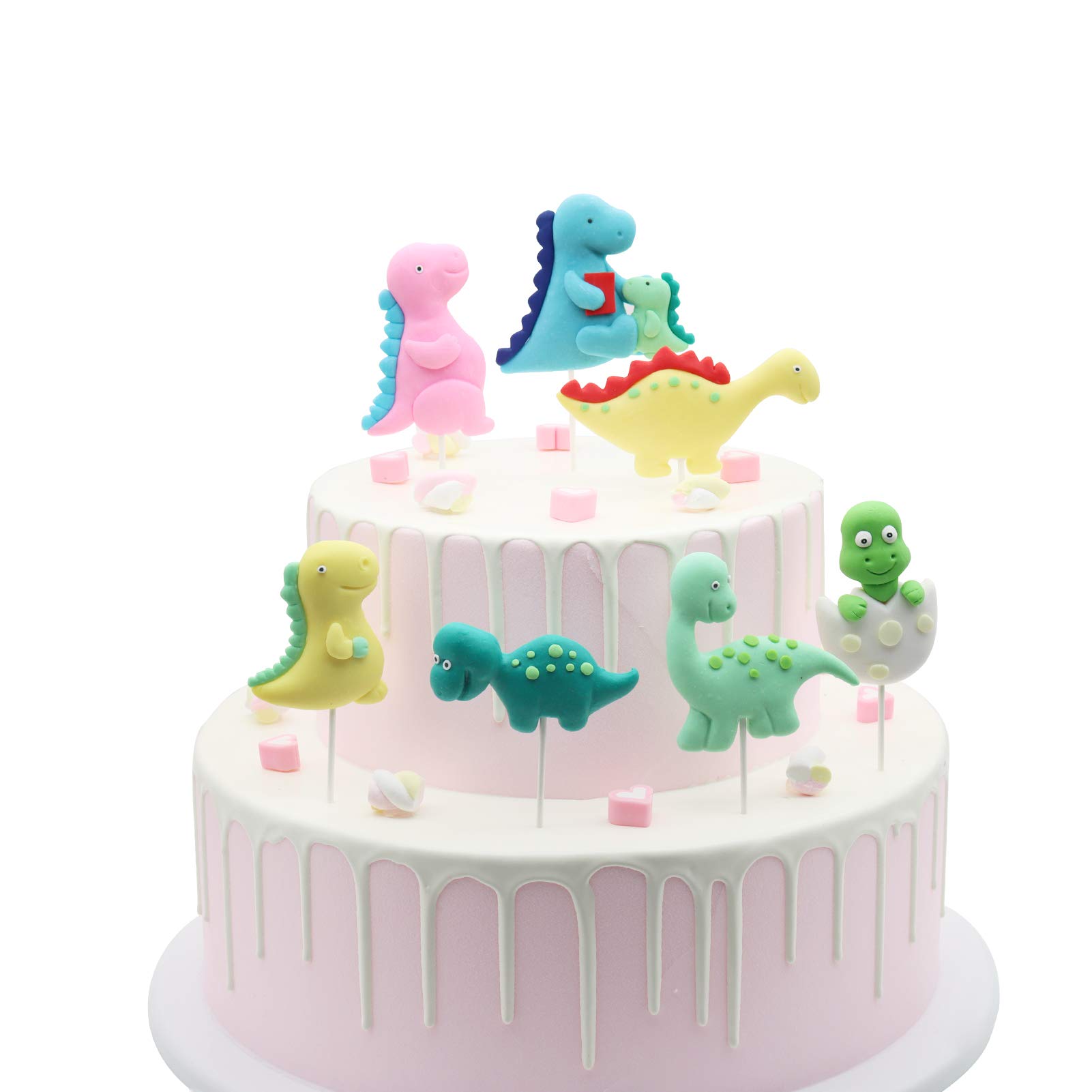 Birthday Cake Topper Dinosaur Cupcake Toppers 3D Dinosaur Cake Topper Dinosaur Theme Party