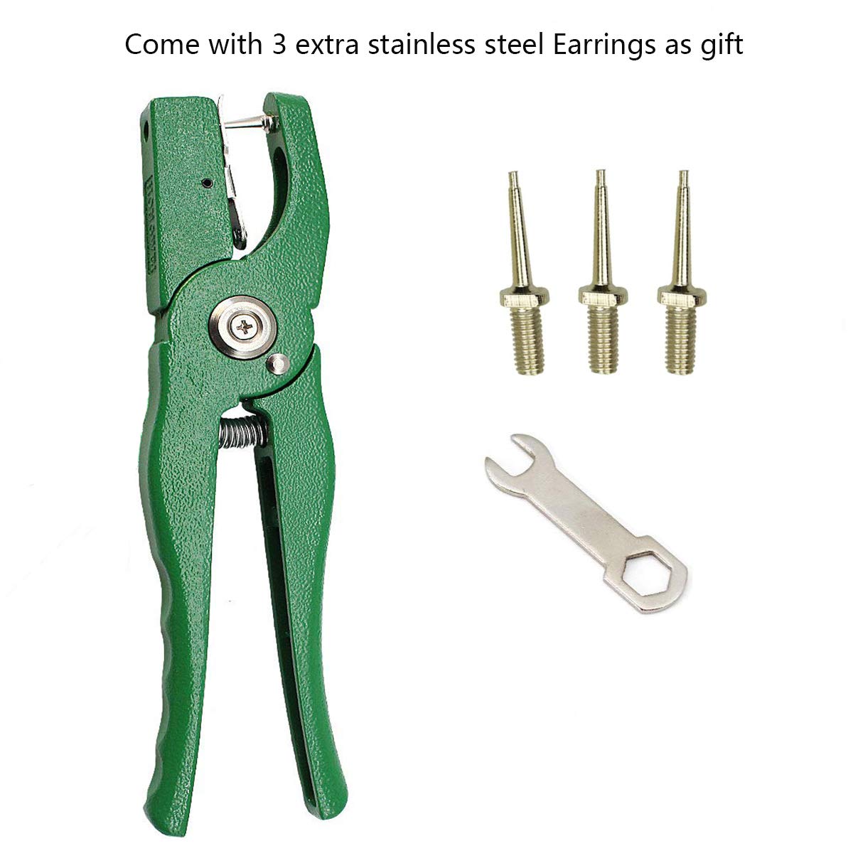 Livestock Animal Ear Tag Pliers, with Number 001-100 Ear Tags and 3 Pins, for Installing Cattle Sheep Pigs Ear Tags : Patio, Lawn & Garden