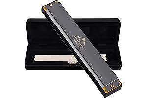 EastRock Blues 24-Hole C Key Harmonica: A Harmonious Symphony for Adults