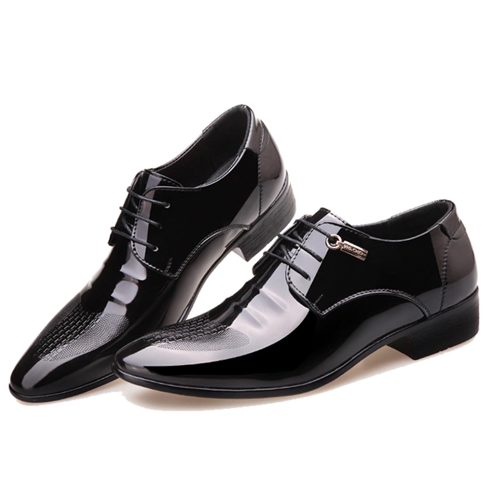 Scarpe Eleganti Oxfords Laces per Gli Uomini Derby di Nozze Scarpe da Affari Formali Brogues