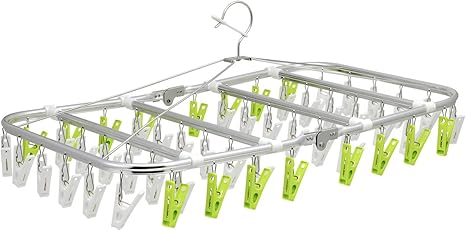 Amazon Co Jp レック ハイブリッド 角ハンガー 52ピンチ 洗濯ハンガー W 431 ホーム キッチン