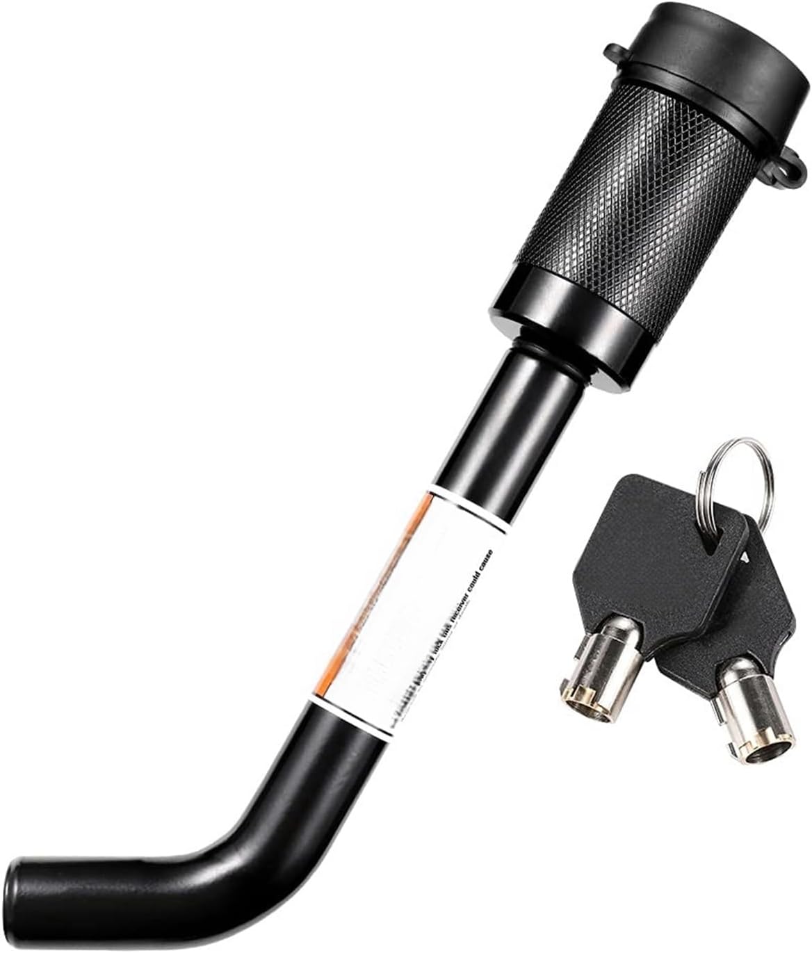 THE WHITE SHOPTrailer Hitch Receiver Lock, Dogbone Style Hitch Pin Lock Bent Pin for Class Receiver, Fits Bike Rack Tray Ball Mount for Towing Trailer Truck Car Boat RV