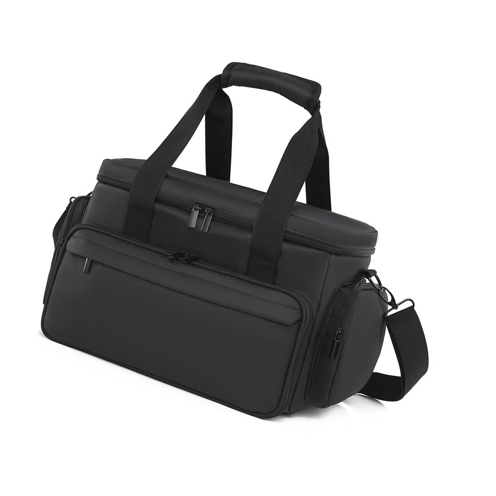 Neceser extensible con varios compartimentos, resistente bolsa de maquillaje de poliéster, bolsa de viaje para mujer, organizador de cosméticos extraíble para viajes