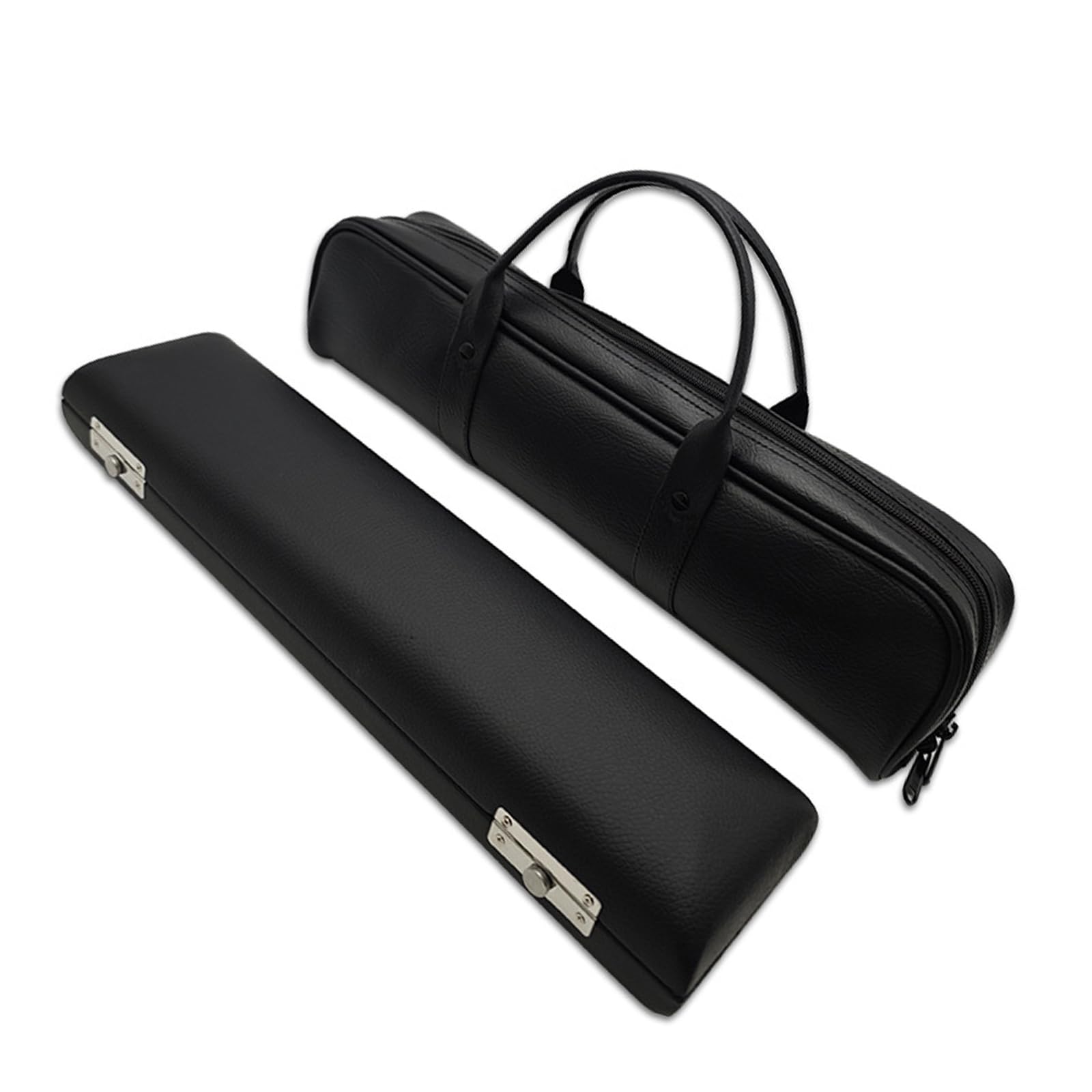 Custodia per flauto in pelle PU doppia maniglia cerniera flauto con borsa per 17 fori flauto impermeabile flauto borsa per il trasporto