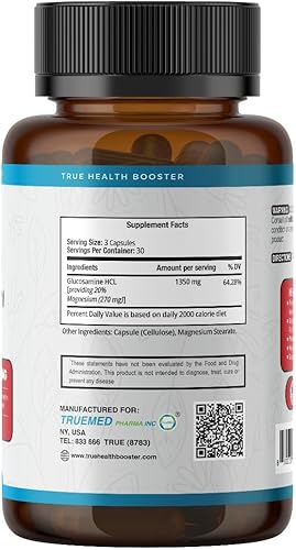 Vista 3 de Malato de magnesio 1350 mg, 90 cápsulas de suministro de 30 días con alta biodisponibilidad para la función muscular, producción de energía y apoyo