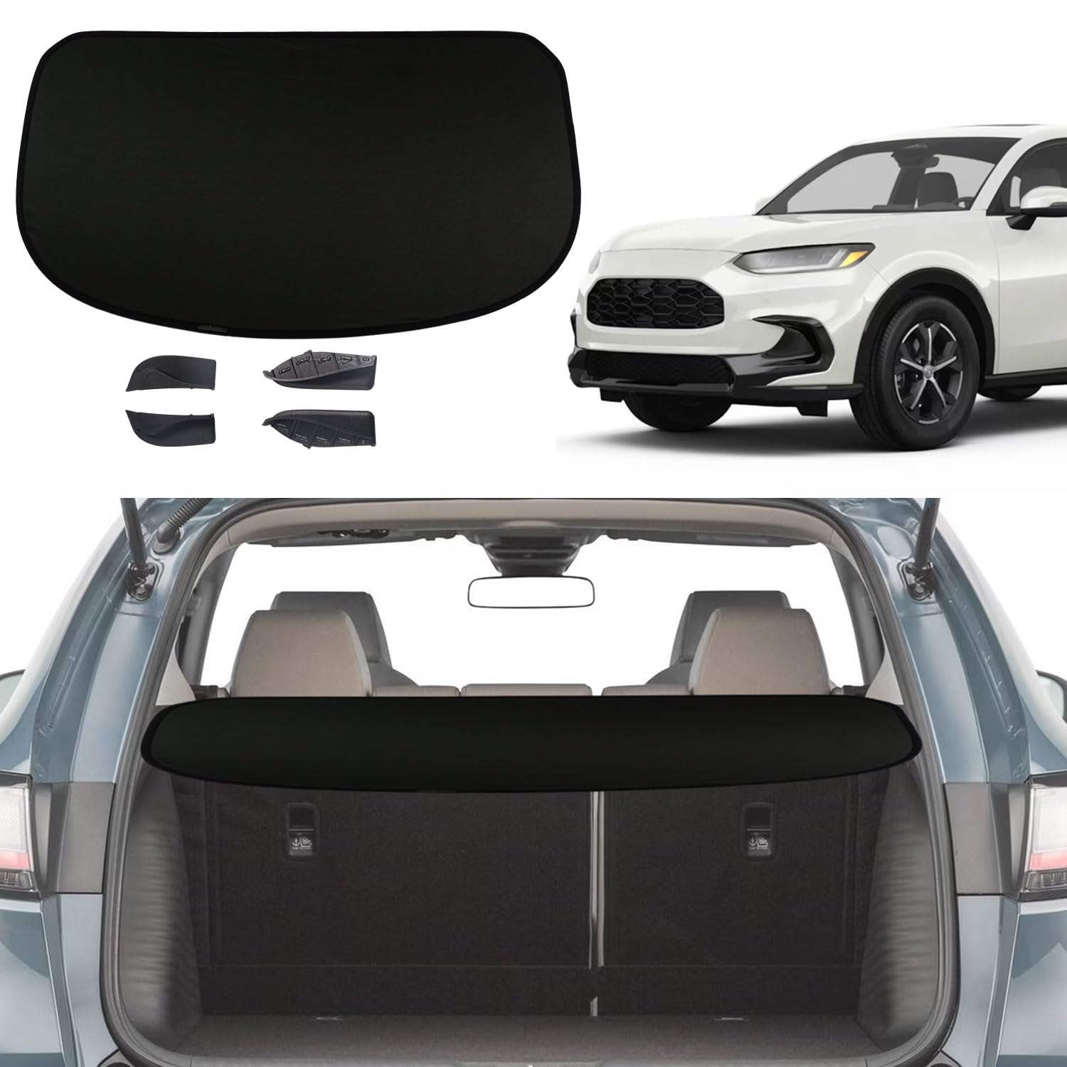 Photo 1 of Liizoo Trunk Cargo Cover for 2023-2026 Honda HRV - Black