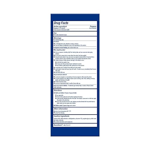 Miniatura 10 de Tratamiento para el acné gel de diferencia suministro de 180 días tratamiento con retinoide para la cara con 01 adapaleno cuidado suave de la piel