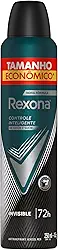 Rexona Antitranspirante Masculino Aerossol Invisible 250 ML, Leve Mais Pague Menos, Embalagem Pode Variar