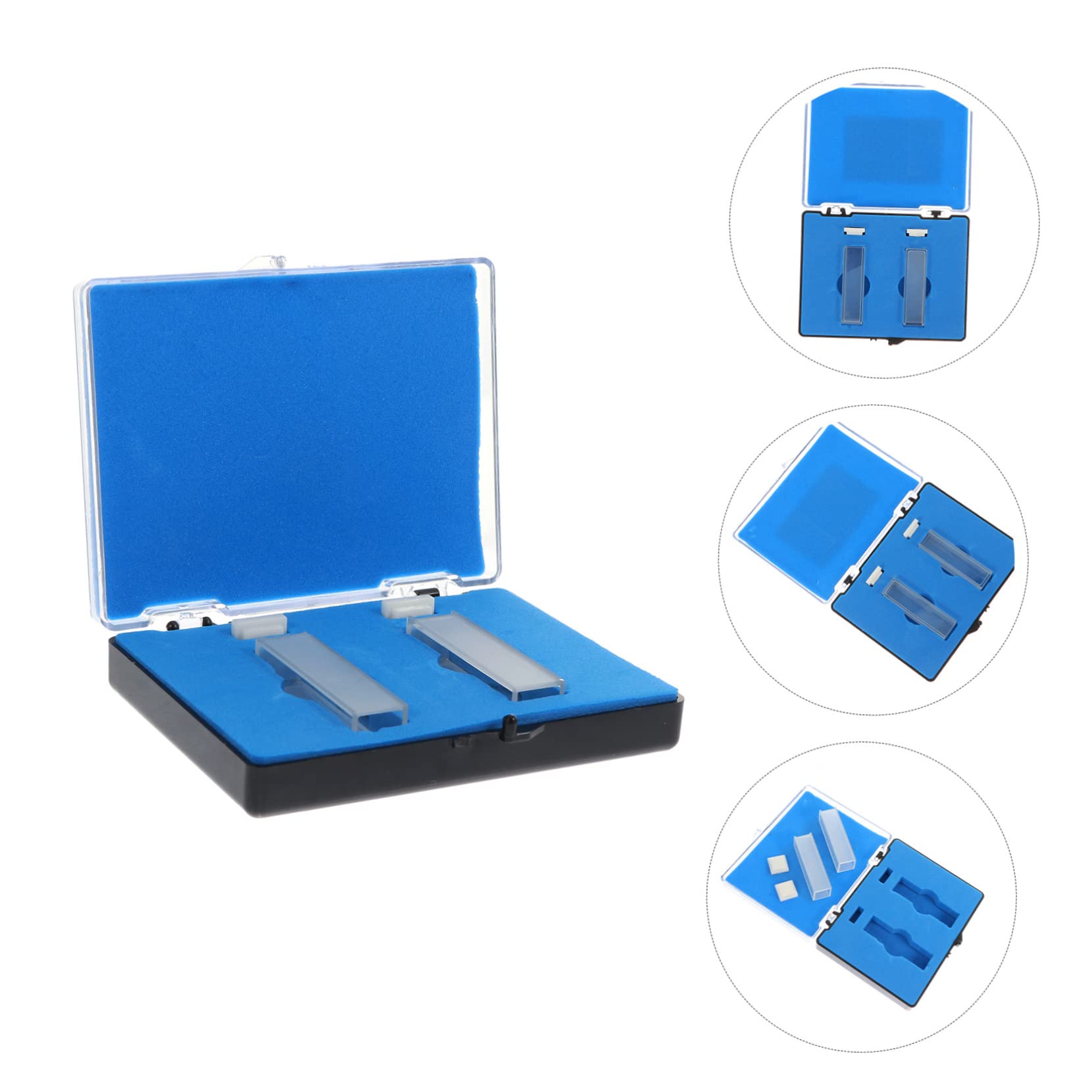 8piezas Cubeta De Cuarzo para Espectrofotómetro UV-Visible De Alta para Análisis Comparativo