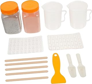 1 Set Brick Mold Set Fondant Molds Silicone Gummy Molds Building Blocks for Brick Making Supplies Miniature Brick Making Kit Brick Building Sand Molds DIY Brick for Sand Table