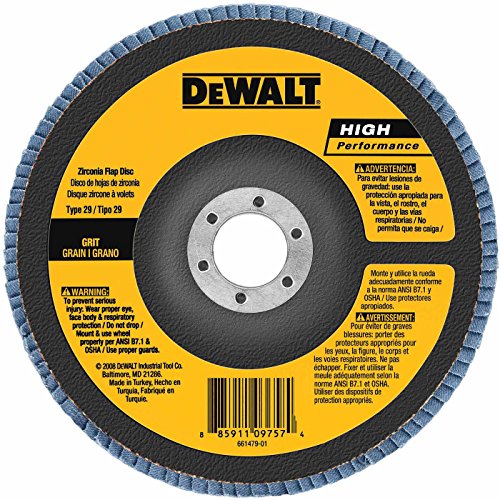 Disque à lamelles DeWALT haute performance type 29 grain 60 robuste