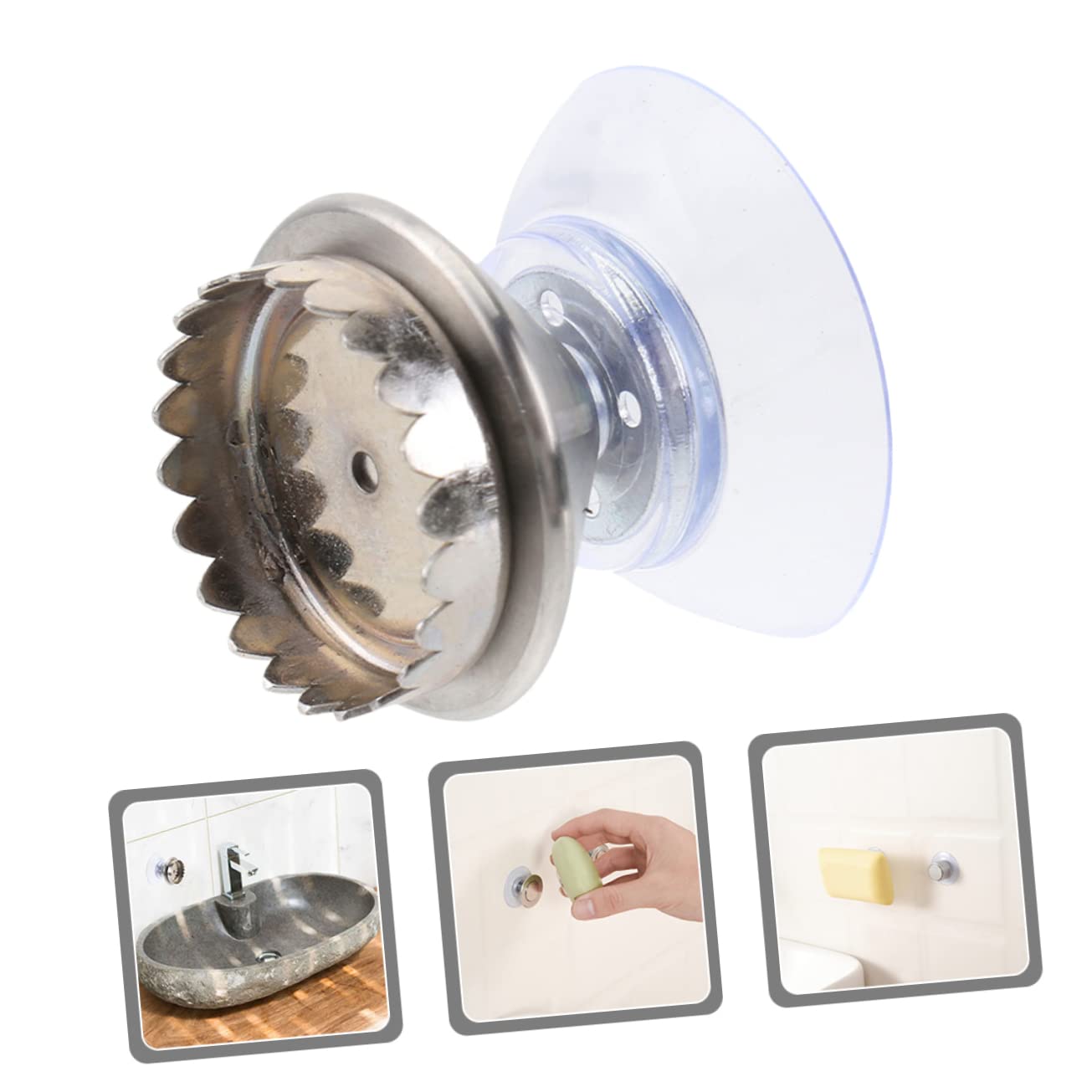 Amosfun 4sätze Magnetischer Seifenhalter Wandmontiert Bohren Für Küche Und Bad Rostfrei Design Sorgt Für Trockenes Für Moderne Badezimmer