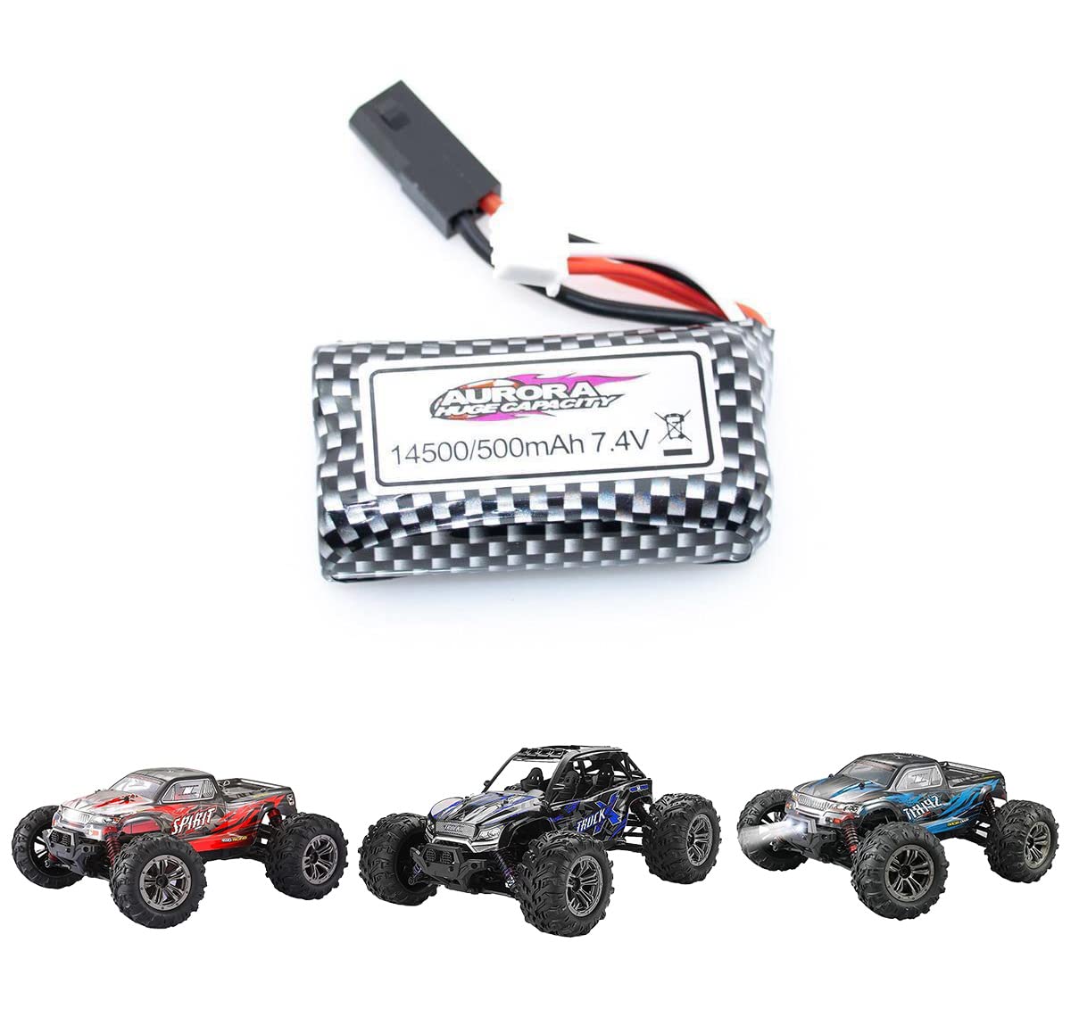 Batterie 14500 3.7v 800mah, Afenau 4 pièces Pile 3.7v Rechargeable avec 4 USB Chargers SM-2P Plug, Batterie 3,7v 800mah, 3.7V 800mah Rechargeable pour Voitures RC,Buggys, Bateaux, Chars, Robots