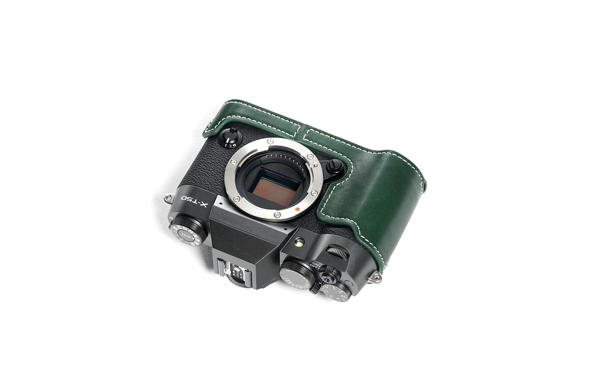 Amazon | FUJIFILM X-T50 XT50用ハンドメイド本革ハーフカメラ