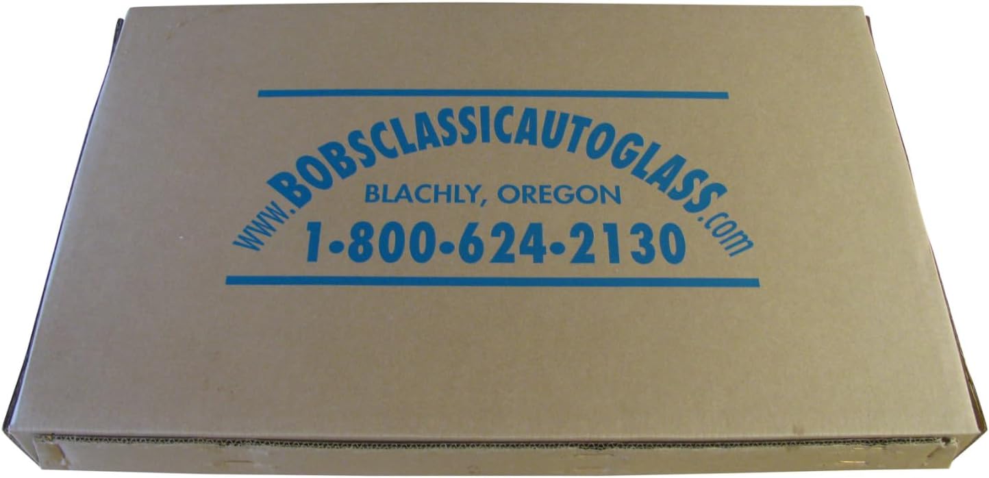 Flat 2 pc Windshield Glass Kit Compatible with Studebaker M Series Pickup Truck Years 1941 1942 1946 1947 1948 Classic Auto Glass Vintage MADE IN USA!