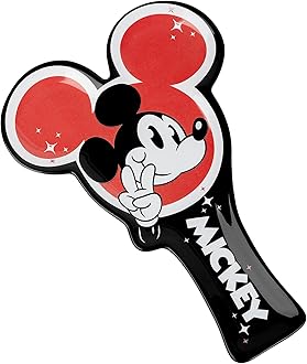Silver Buffalo Disney Mickey Mouse Sculpted Ceramic Spoon Rest, 8.11” x 5.43”