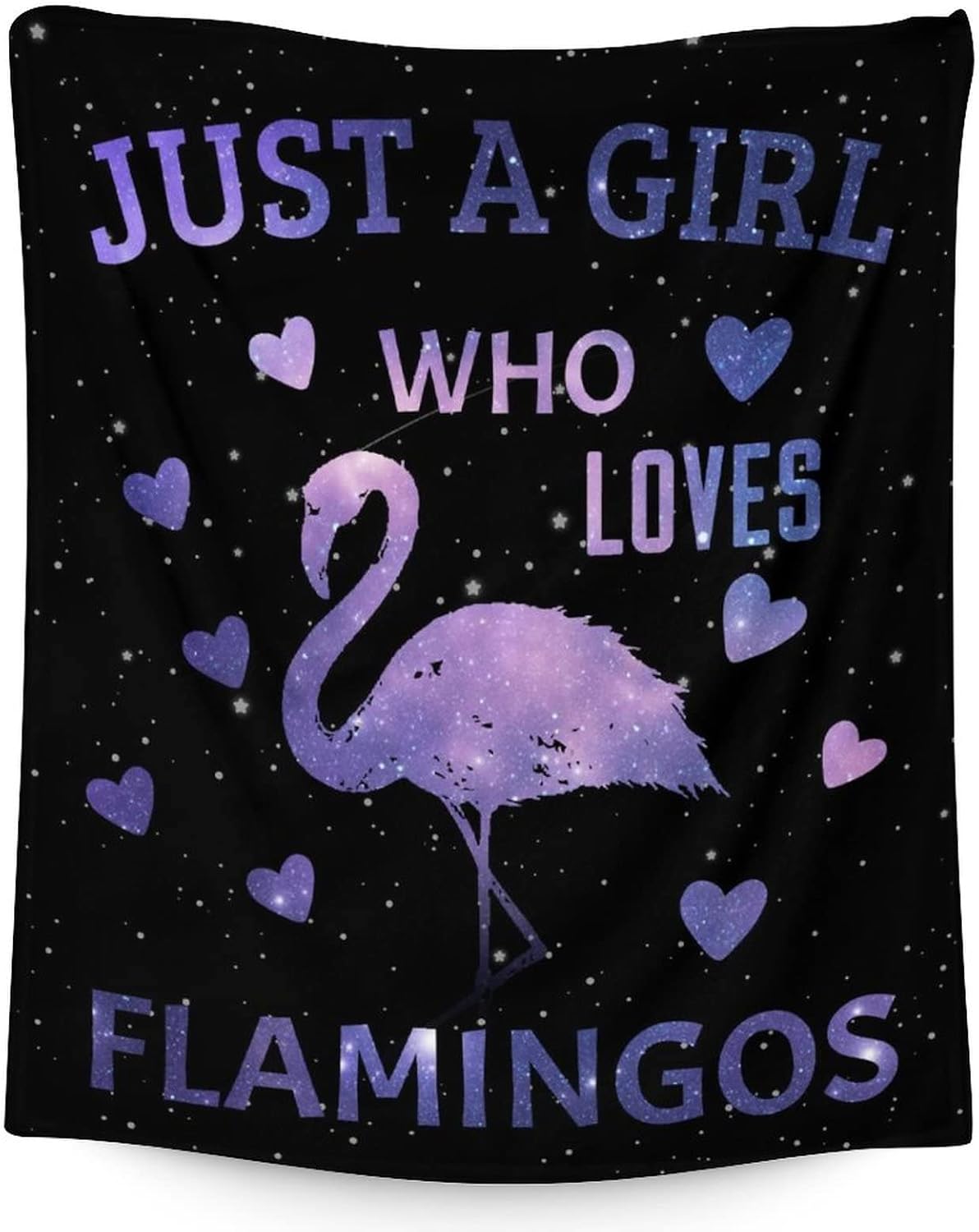 Personalized Flamingo Blanket Gifts with Name - 60"x80" Cute Throw Blanket for Adults, Kids - Pink Soft Plush Blankets for Bed, Couch & Living Room
