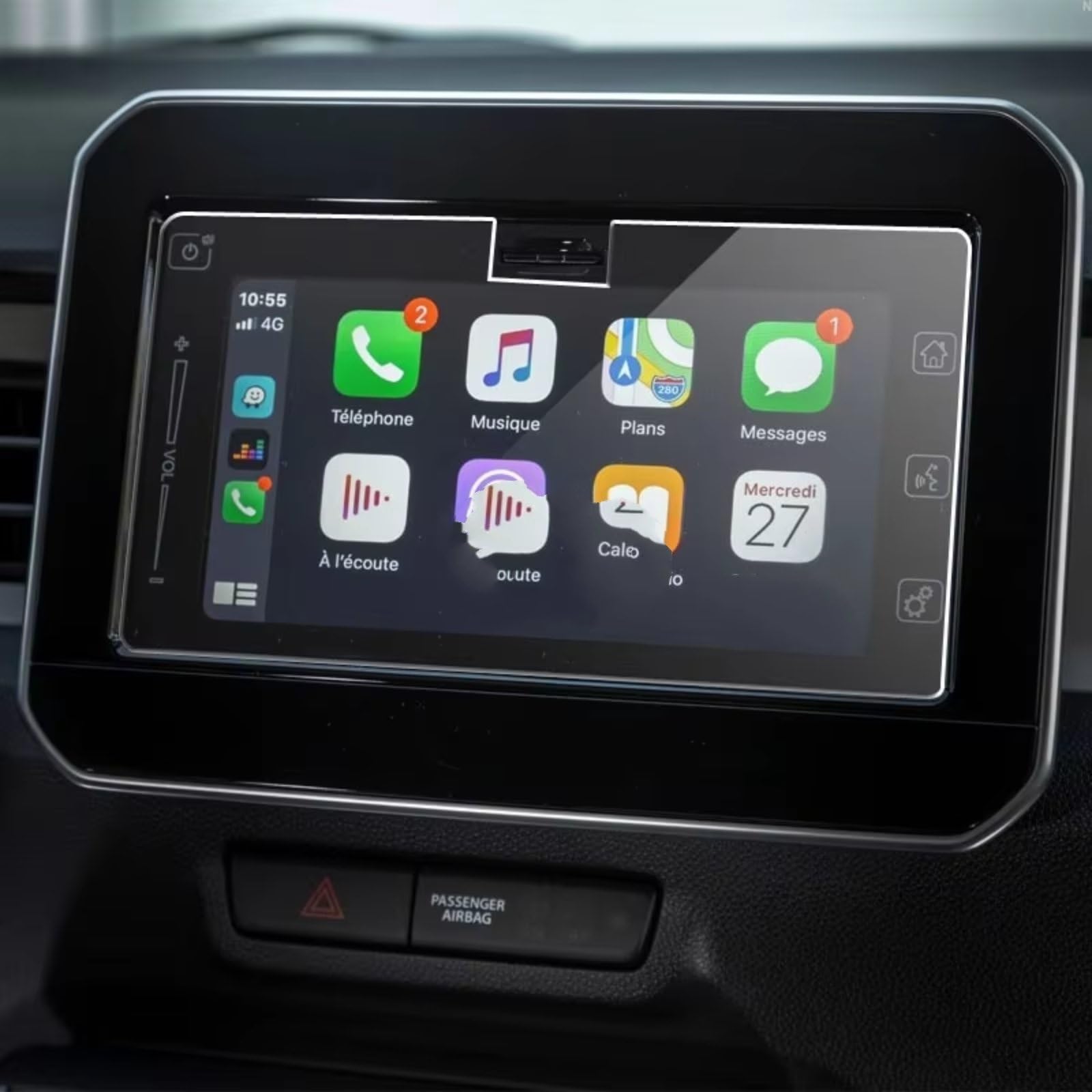 Verre trempé pour écran GPS Suzuki Ignis évite les reflets et rayures