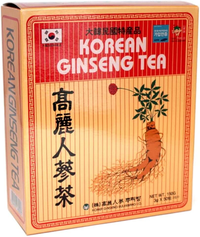 CHÁ DE GINSENG COREANO 50 SACHÊS
