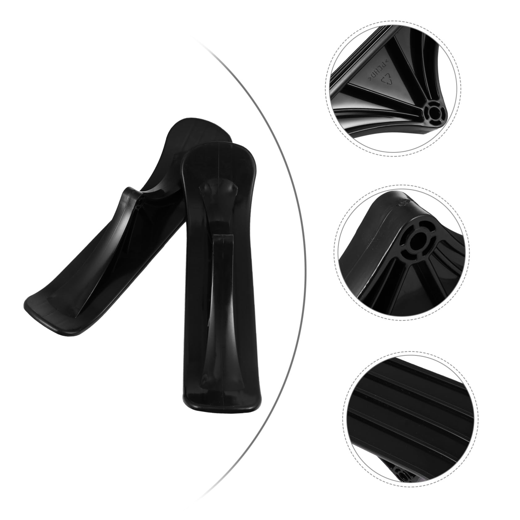 Accesorios Negro de Trineo para Nieve y Esquí Patinete PE