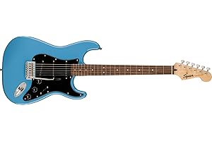 Squier Sonic Stratocaster Electric Guitar: Vibrant California Blue, Superior Playability