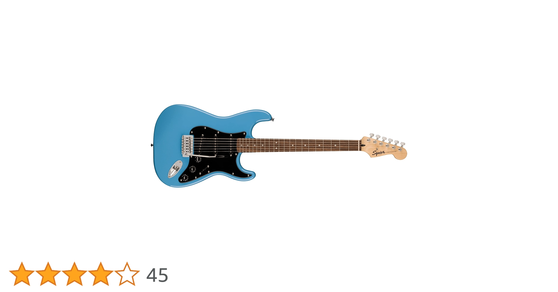 ✨未使用✨Fender Squier Stratocaster Squier 6 String Solid-Body Electric Guitar, Right, Black
