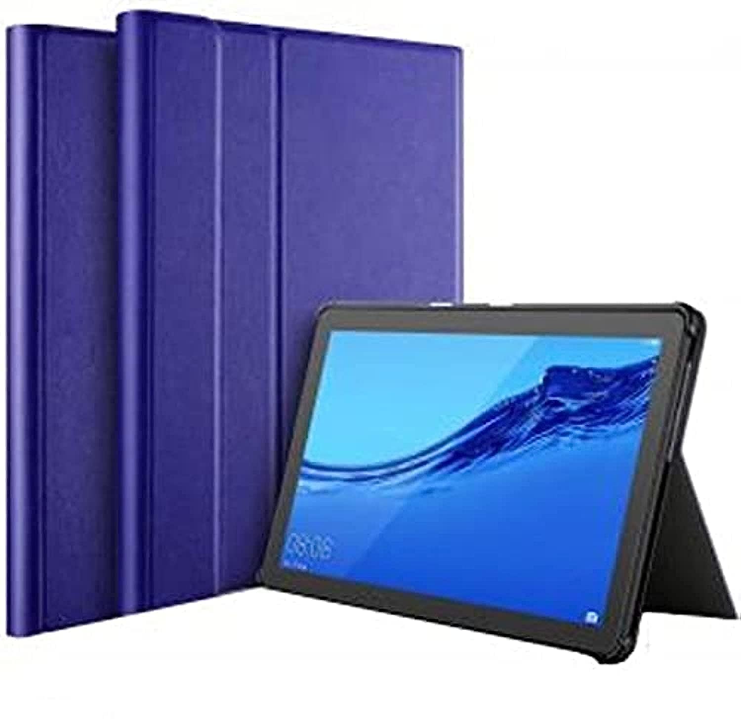Huawei MediaPad M5 Lite 本体 カバー付き Full Cover For Tab Huawei MediaPad M5 Lite (10.1in, Blue