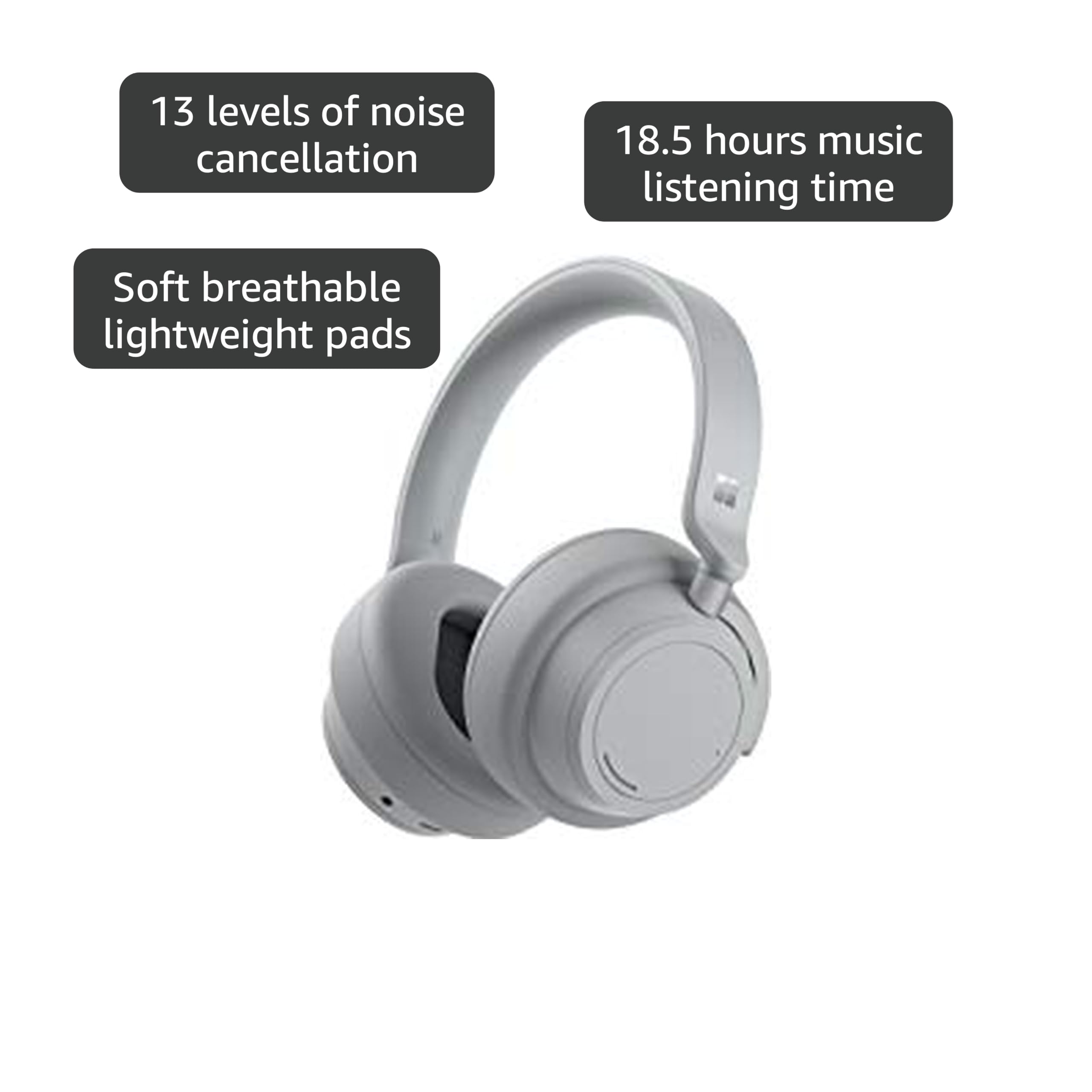 Amazon.com: NEW Microsoft Surface Headphones 2 - Light Gray Amazon.com: NEW Microsoft Surface Headphones 2 - Light Gray