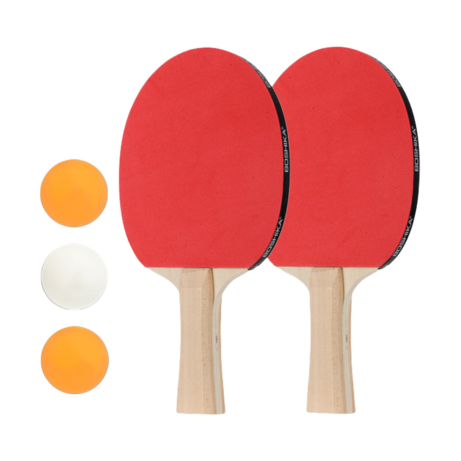 GTYLF Highly Bounce Table Tennis Rackets Comfortable Grip Table Tennis Bats with 3 Balls PingPong Rackets for Beginner