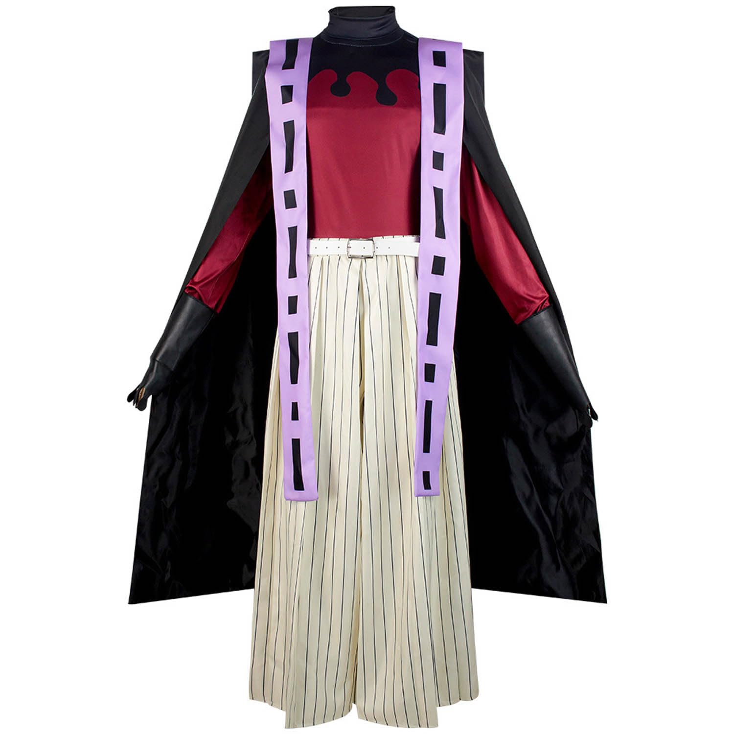 Anime Personaje Douma Disfraz de cosplay Iguro Obanai Juego de role Uniforme Conjunto Completo Halloween Fiesta Carnaval Traje de Vestir con Peluca Sombrero para Hombres