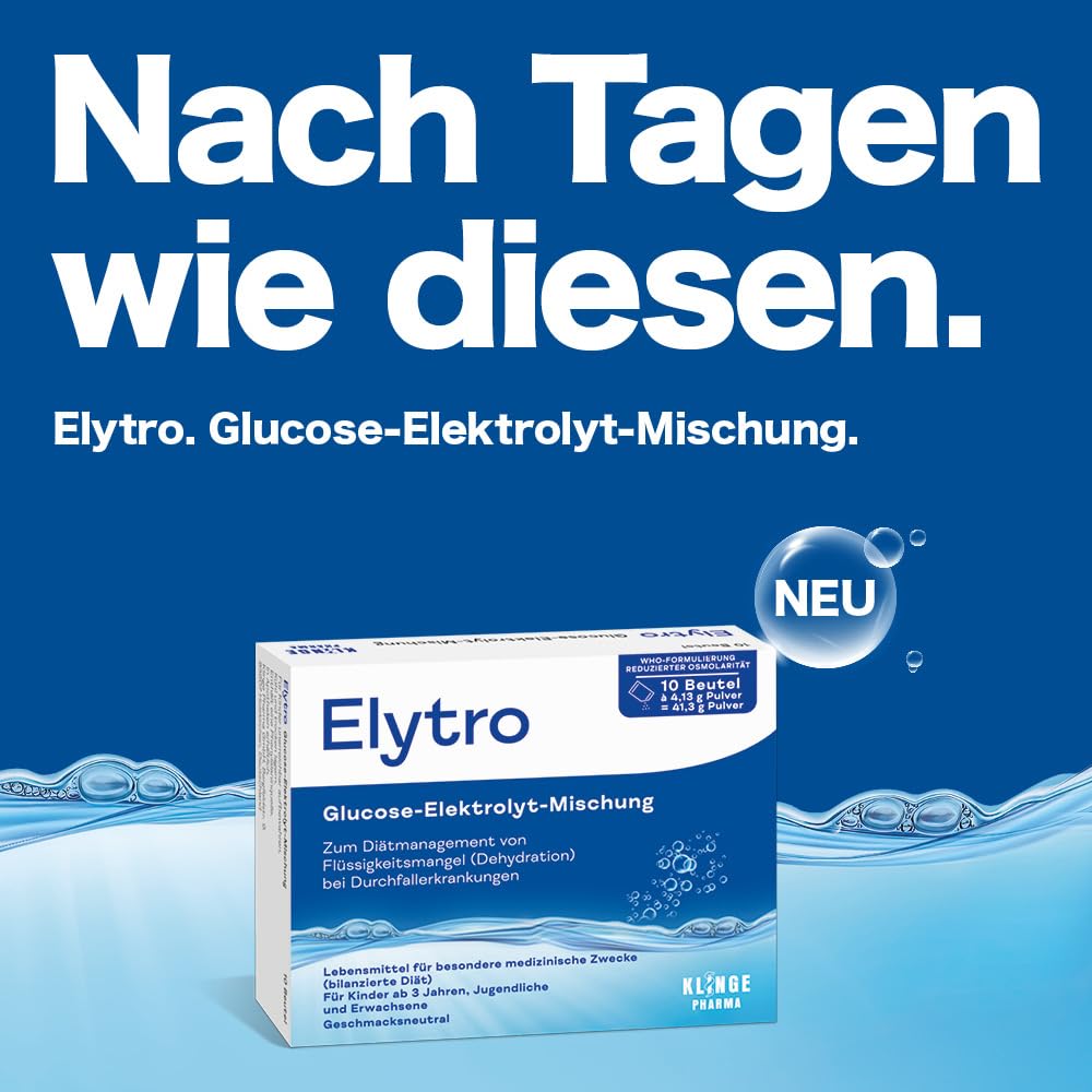 Mieszanka elektrolitowo-glukozowa do szybkiego przywrócenia równowagi płynów – elektrolity neutralne smakowo z sodem, potasem i chlorkiem – wegańska, bez glutenu i laktozy, 20 saszetek