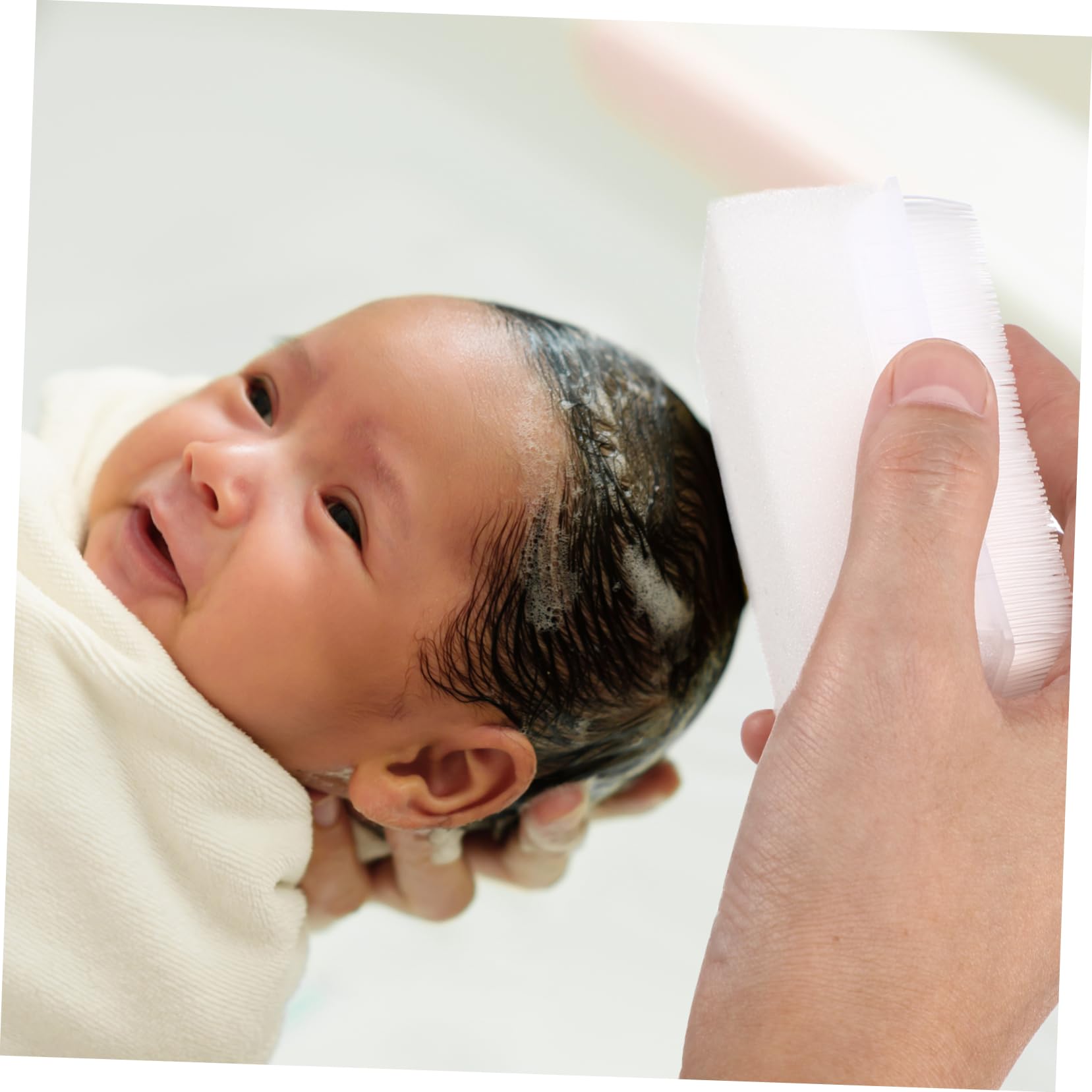 GALPADA Wilbarger Brush Cepillo Sensorial Terapéutico para Niños Hipersensibilidad Sensorial, Plástico Blanco, Uso en Casa y Clínica