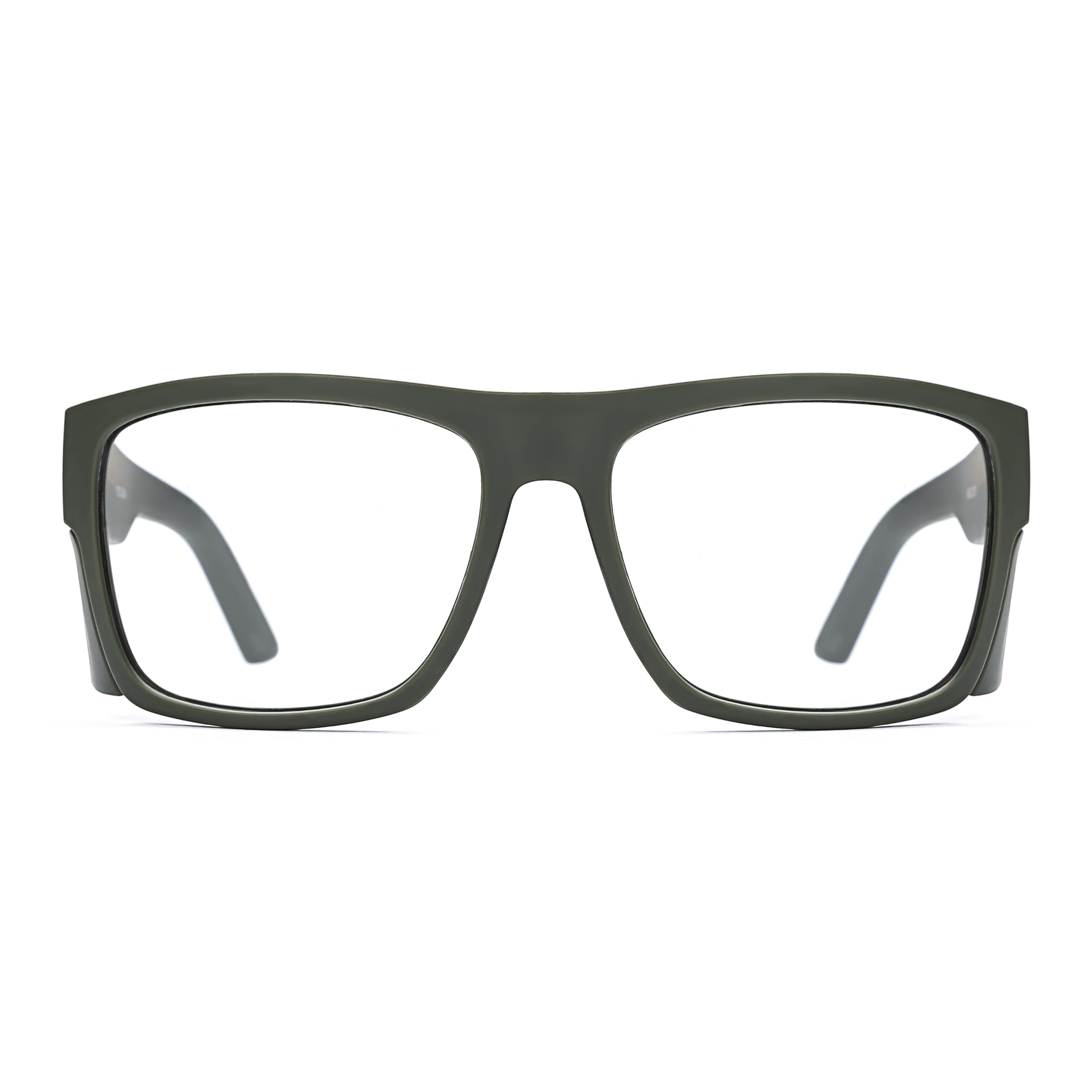 Męskie okulary ochronne Matowe Czarne Spolaryzowane Okulary ochronne Spełniają normy ANSI Z87+ Ochrona przed promieniowaniem UV, fotochromowa zieleń (bez polaryzacji)