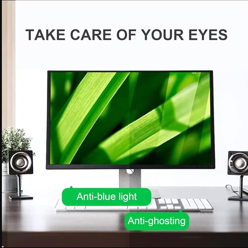 Filtre de Confidentialité Suspendu pour Écran d'Ordinateur 24" (16:9) - Confidentialité Avancée, Anti-lumière bleue et UV, Installation Facile, Compatible avec les Moniteurs Multimarques