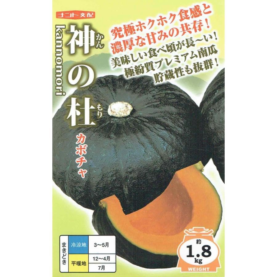 Amazon.co.jp: ナント種苗 カボチャ 神の杜のタネ(かんのもり) : DIY