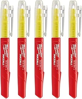 Milwaukee 045242482573 inkzall pintura-marcador, Amarillo, 5 unidades