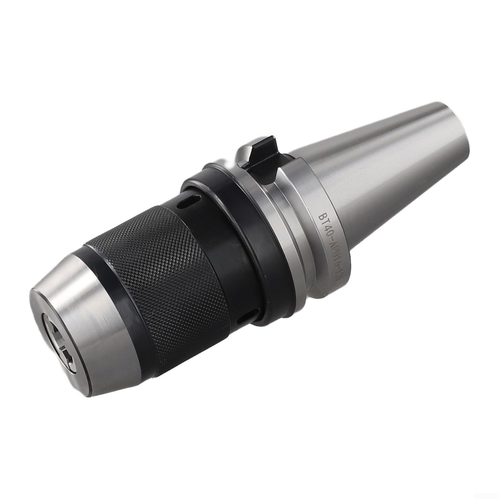 Mandrino autoserrante integrato BT30 BT40 BT50 APU08 APU13 APU16 per tornio CNC con design a 3 ganasce, temprato ad alta precisione (BT40-APU16)
