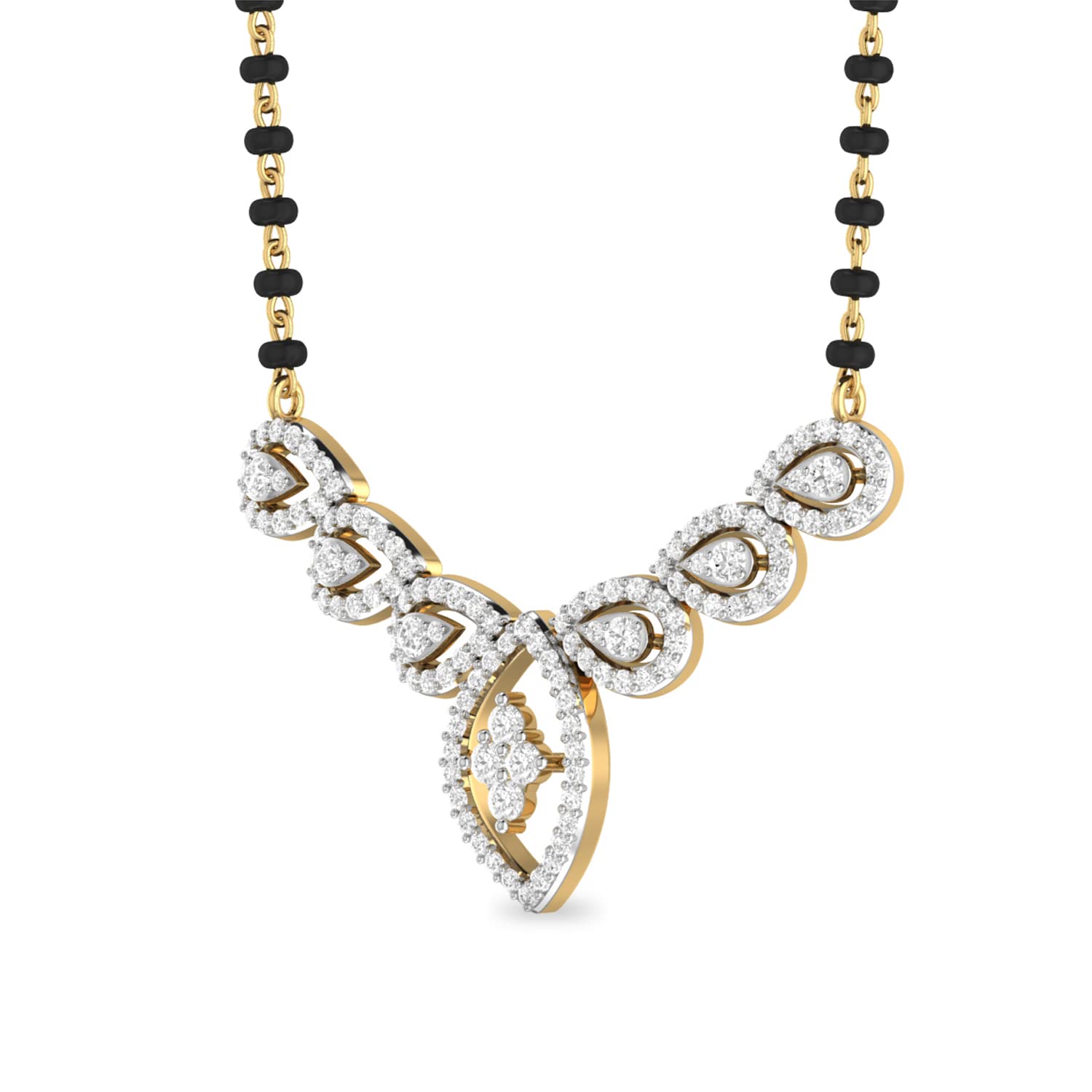 PC JewellerThe Kiona 18k (750) Yellow Gold and Diamond Mangalsutra for Her